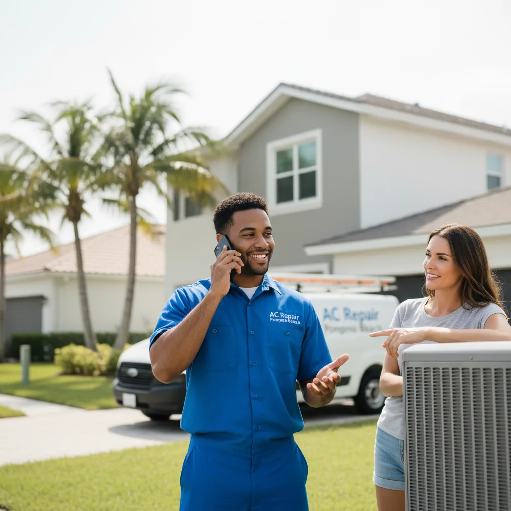 AC Repair Pompano Beach customer support in La Pryor